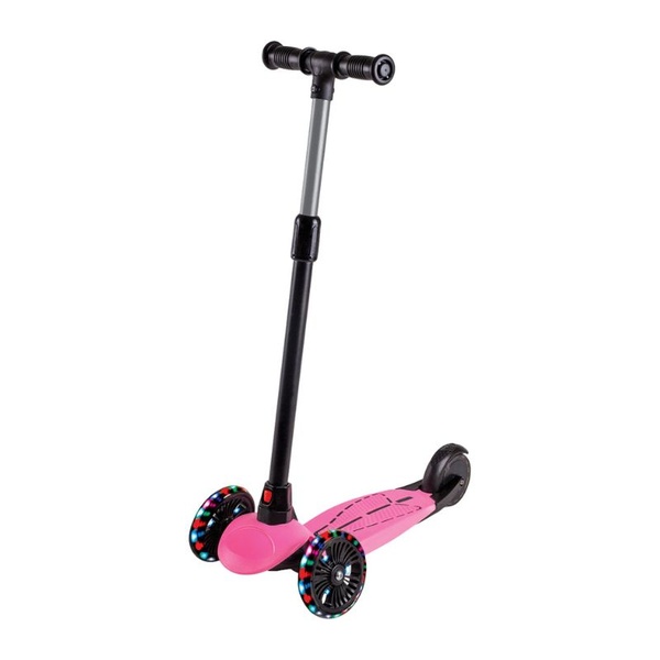 Cool Wheels Dragon LED ροζ παιδικό τρίτροχο πατίνι