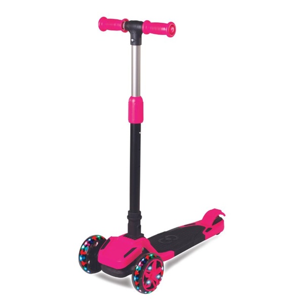Cool Wheels Tulpar Pink παιδικό πατίνι 3 τροχών LED