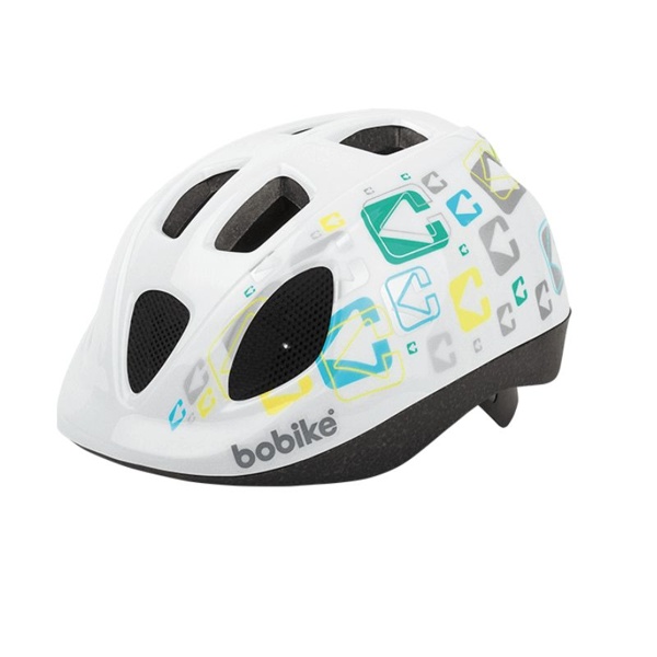 GO Small 52–56 παιδικό κράνος ποδηλάτου λευκό με γραφικά